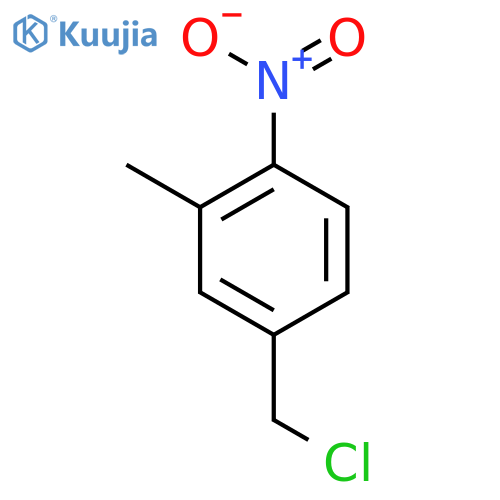 Benzene,4-(chloromethyl)-2-methyl-1-nitro- structure