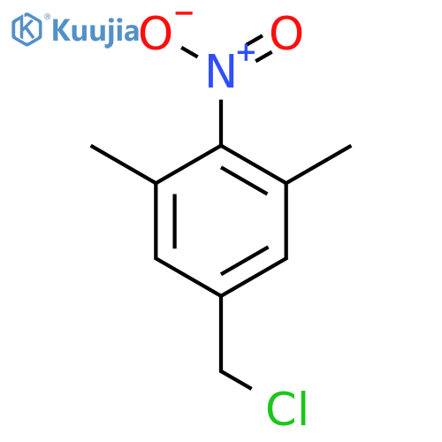 Benzene, 5-(chloromethyl)-1,3-dimethyl-2-nitro- structure