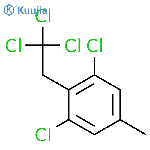 BENZENE, 1,3-DICHLORO-5-METHYL-2-(2,2,2-TRICHLOROETHYL)- structure