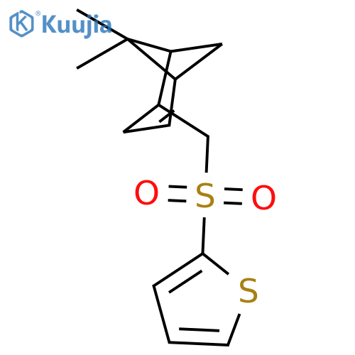 2-[(6,6-Dimethylbicyclo[3.1.1]hept-2-en-2-yl)methanesulfonyl]thiophene structure
