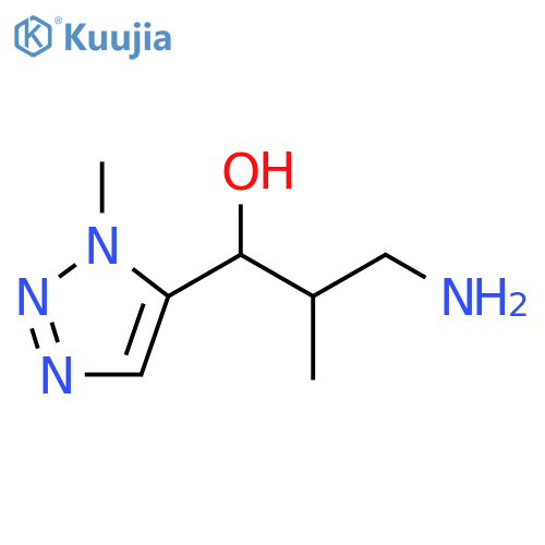 1H-1,2,3-Triazole-5-methanol, α-(2-amino-1-methylethyl)-1-methyl- structure