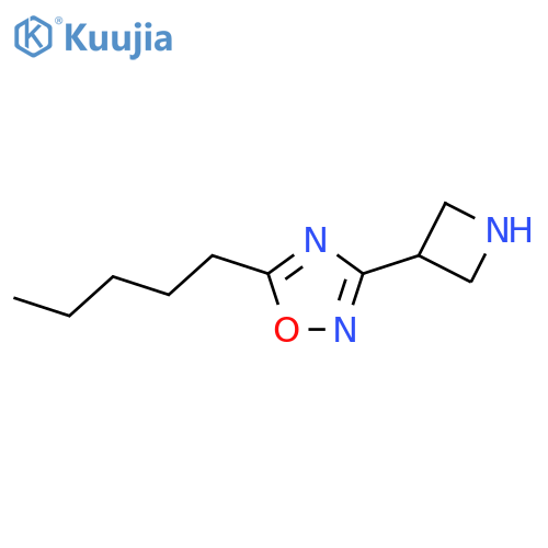 3-(Azetidin-3-yl)-5-pentyl-1,2,4-oxadiazole structure