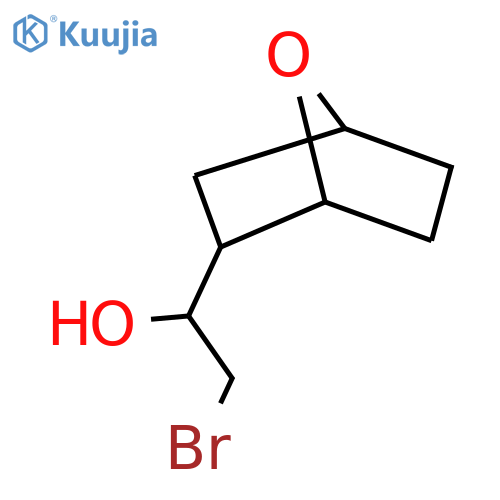 2-Bromo-1-{7-oxabicyclo[2.2.1]heptan-2-yl}ethan-1-ol structure
