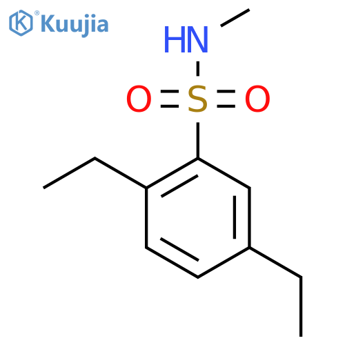 2,5-diethyl-N-methylbenzene-1-sulfonamide structure