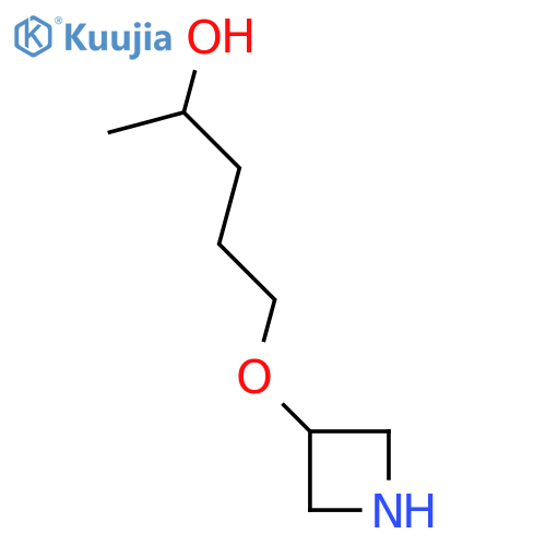 5-(Azetidin-3-yloxy)pentan-2-ol structure