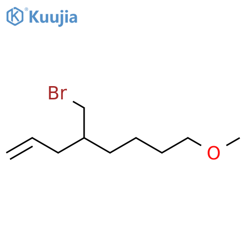 1-Octene, 4-(bromomethyl)-8-methoxy- structure