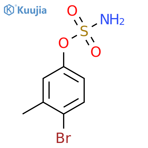 4-Bromo-3-methylphenyl sulfamate structure
