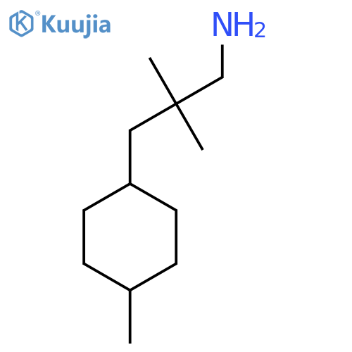 2,2-Dimethyl-3-(4-methylcyclohexyl)propan-1-amine structure