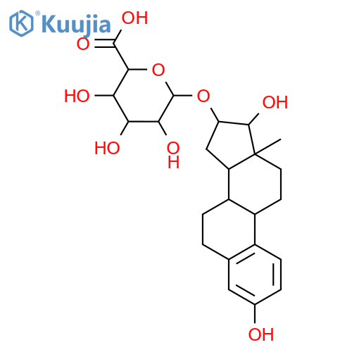 Estriol-16beta-D-glucopyranosiduronic acid structure