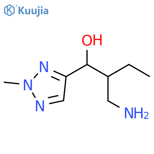 2H-1,2,3-Triazole-4-methanol, α-[1-(aminomethyl)propyl]-2-methyl- structure