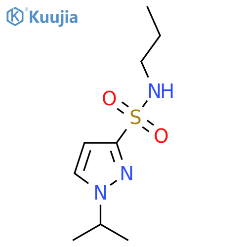 1-(propan-2-yl)-N-propyl-1H-pyrazole-3-sulfonamide structure