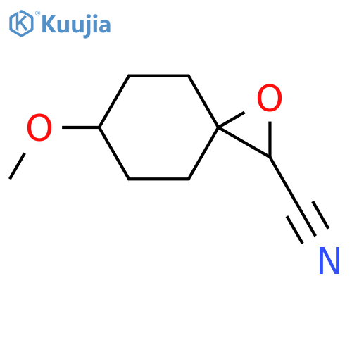 1-Oxaspiro[2.5]octane-2-carbonitrile, 6-methoxy- structure