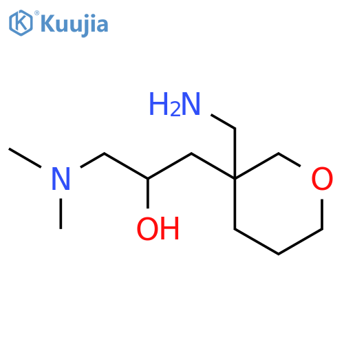2H-Pyran-3-ethanol, 3-(aminomethyl)-α-[(dimethylamino)methyl]tetrahydro- structure