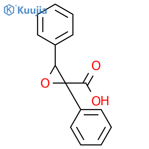Oxiranecarboxylic acid,2,3-diphenyl-, cis- (9CI) structure
