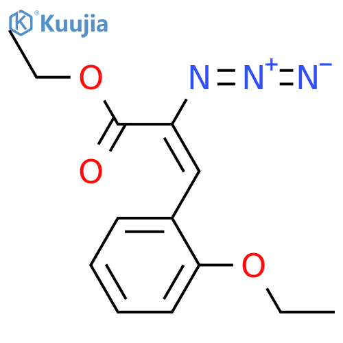 2-Propenoic acid, 2-azido-3-(2-ethoxyphenyl)-, ethyl ester structure