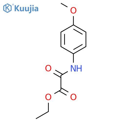Ethyl 2-((4-methoxyphenyl)amino)-2-oxoacetate structure