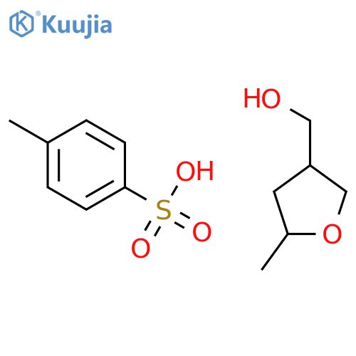 3-Furanmethanol, tetrahydro-5-methyl-, 4-methylbenzenesulfonate structure