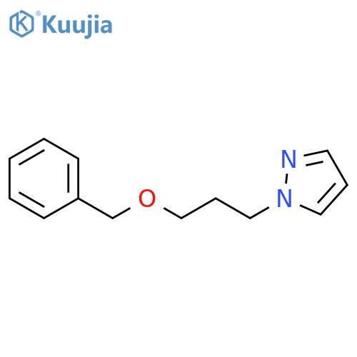 1H-Pyrazole, 1-[3-(phenylmethoxy)propyl]- structure