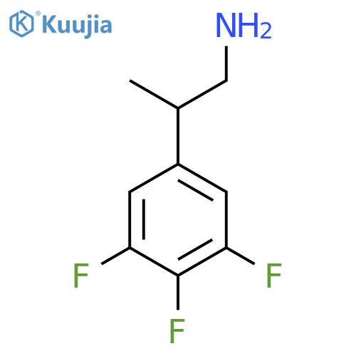 2-(3,4,5-Trifluorophenyl)propan-1-amine structure