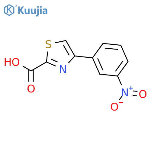 4-(3-Nitrophenyl)thiazole-2-carboxylic acid structure