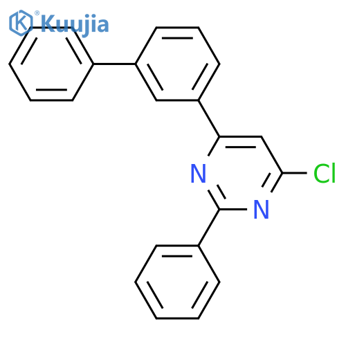 4-[1,1'-Biphenyl]-3-yl-6-chloro-2-phenylpyrimidine structure