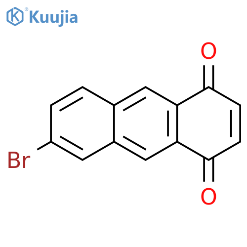 6-bromoanthracene-1，4-dione structure