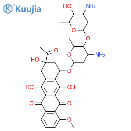 Daunosaminyldaunomycin; 3''-Epimer structure