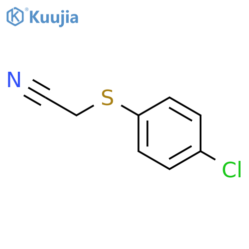 (4-Chlorophenylthio)acetonitrile structure