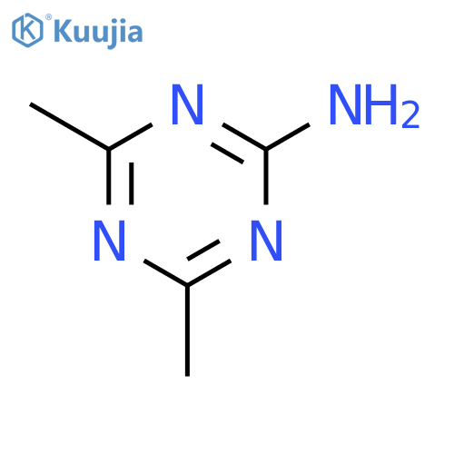 4,6-dimethyl-1,3,5-triazin-2-amine structure