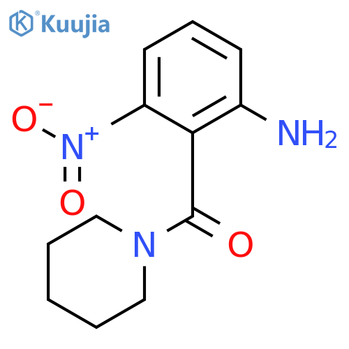 Piperidine, 1-(2-amino-6-nitrobenzoyl)- structure