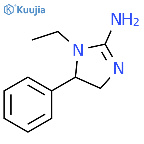 1H-Imidazol-2-amine, 1-ethyl-4,5-dihydro-5-phenyl- structure