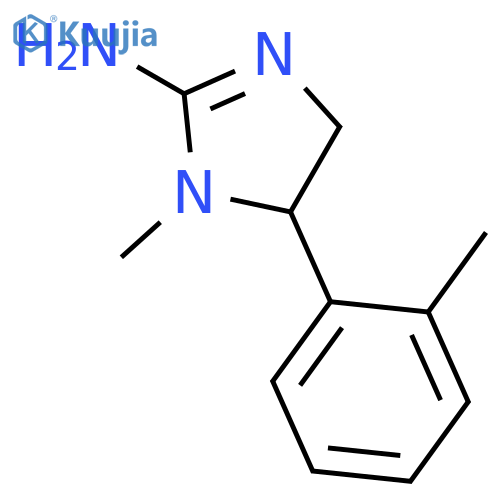 1H-IMIDAZOL-2-AMINE, 4,5-DIHYDRO-1-METHYL-5-(2-METHYLPHENYL)- structure