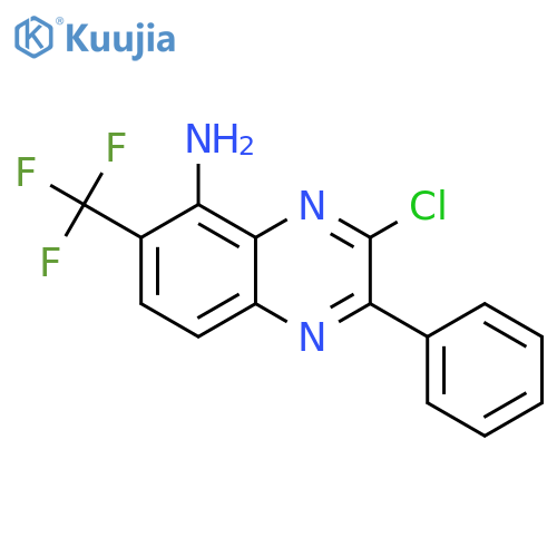 5-Quinoxalinamine, 3-chloro-2-phenyl-6-(trifluoromethyl)- structure