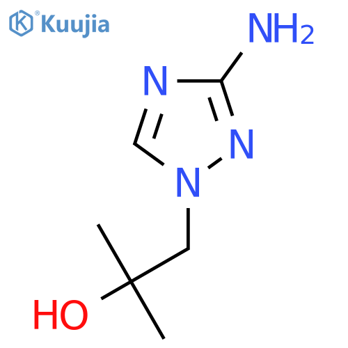 1-(3-Amino-1H-1,2,4-triazol-1-yl)-2-methylpropan-2-ol structure