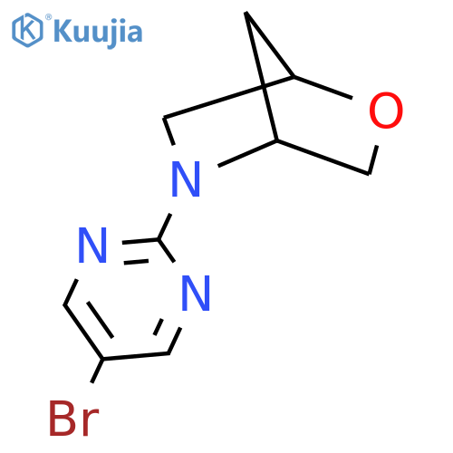 5-(5-bromopyrimidin-2-yl)-2-oxa-5-azabicyclo2.2.1heptane structure