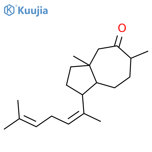 5(1H)-Azulenone, 1-[(1E)-1,5-dimethyl-1,4-hexadien-1-yl]octahydro-3a,6-dimethyl-, (1R,3aR,6R,8aS)-rel- structure