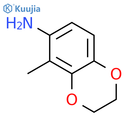 1,4-Benzodioxin-6-amine, 2,3-dihydro-5-methyl- structure