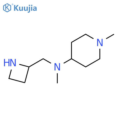 4-Piperidinamine, N-(2-azetidinylmethyl)-N,1-dimethyl- structure