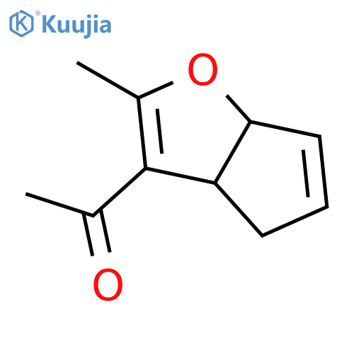 Ethanone,1-(3a,6a-dihydro-2-methyl-4H-cyclopenta[b]furan-3-yl)- structure
