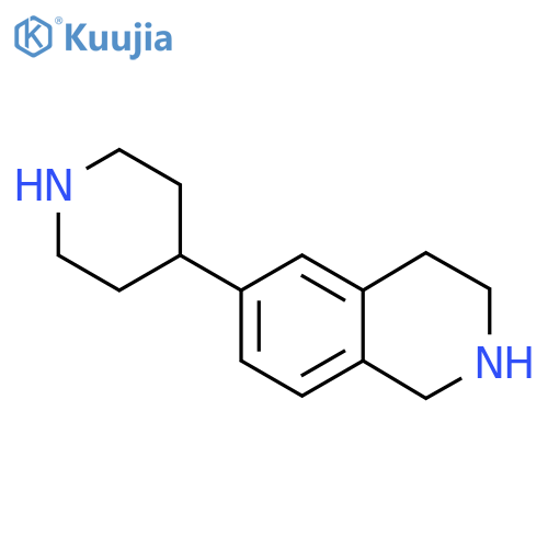 6-(Piperidin-4-yl)-1,2,3,4-tetrahydroisoquinoline structure