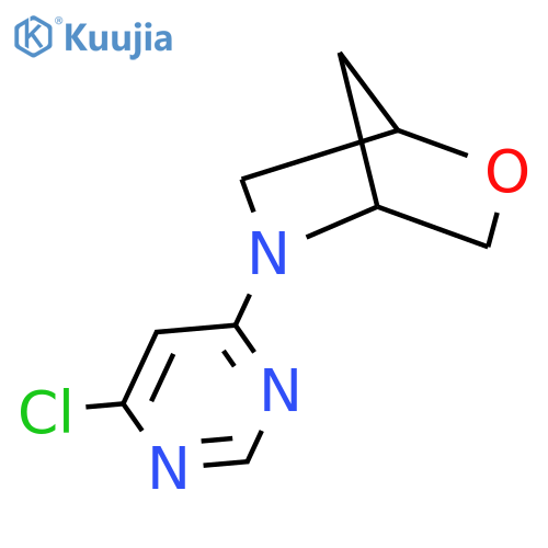 5-(6-Chloropyrimidin-4-yl)-2-oxa-5-azabicyclo[2.2.1]heptane structure