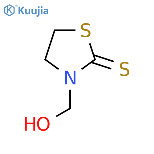 2-Thiazolidinethione, 3-(hydroxymethyl)- structure