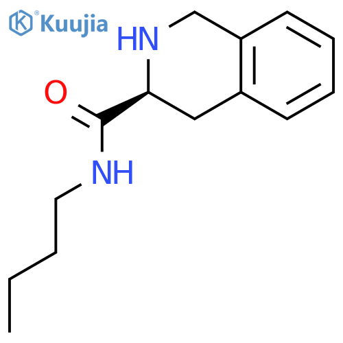 (3S)-N-Butyl-1,2,3,4-tetrahydroisoquinoline-3-carboxamide structure