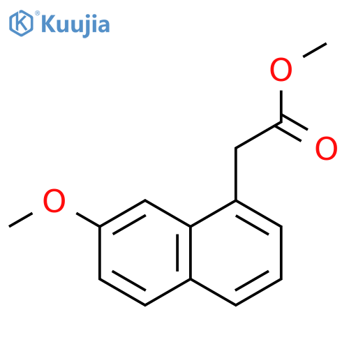 methyl (7-methoxy-1-naphthyl)acetate structure