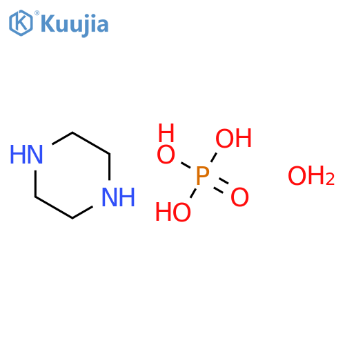 Piperazine Hydrogen Phosphate Monohydrate structure