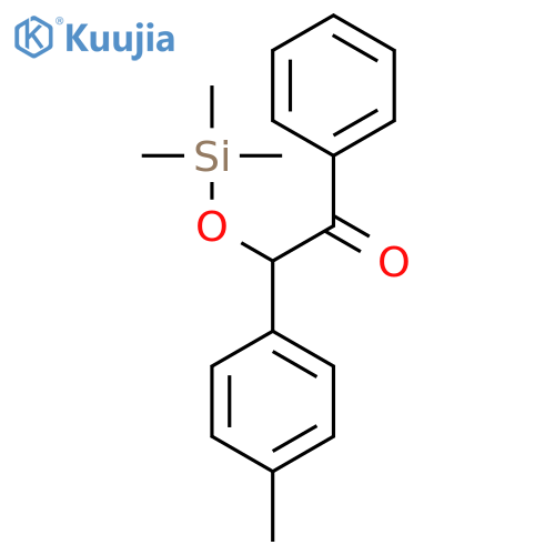 Ethanone, 2-(4-methylphenyl)-1-phenyl-2-[(trimethylsilyl)oxy]- structure