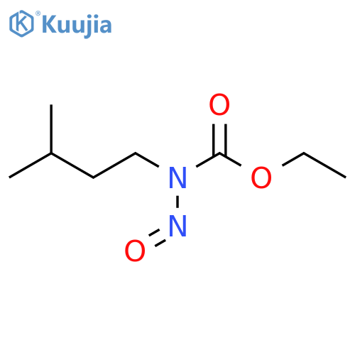 Carbamic acid,(3-methylbutyl)nitroso-, ethyl ester (9CI) structure