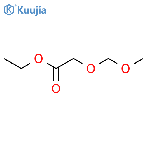 Acetic acid, (methoxymethoxy)-, ethyl ester structure
