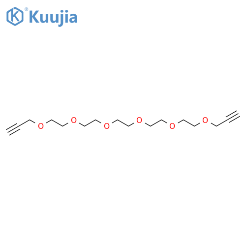 Bis-propargyl-PEG5 structure