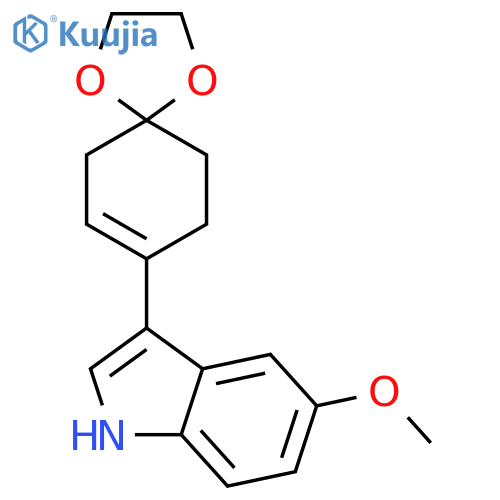 3-(1,4-Dioxaspiro4.5dec-7-en-8-yl)-5-methoxy-1H-indole structure
